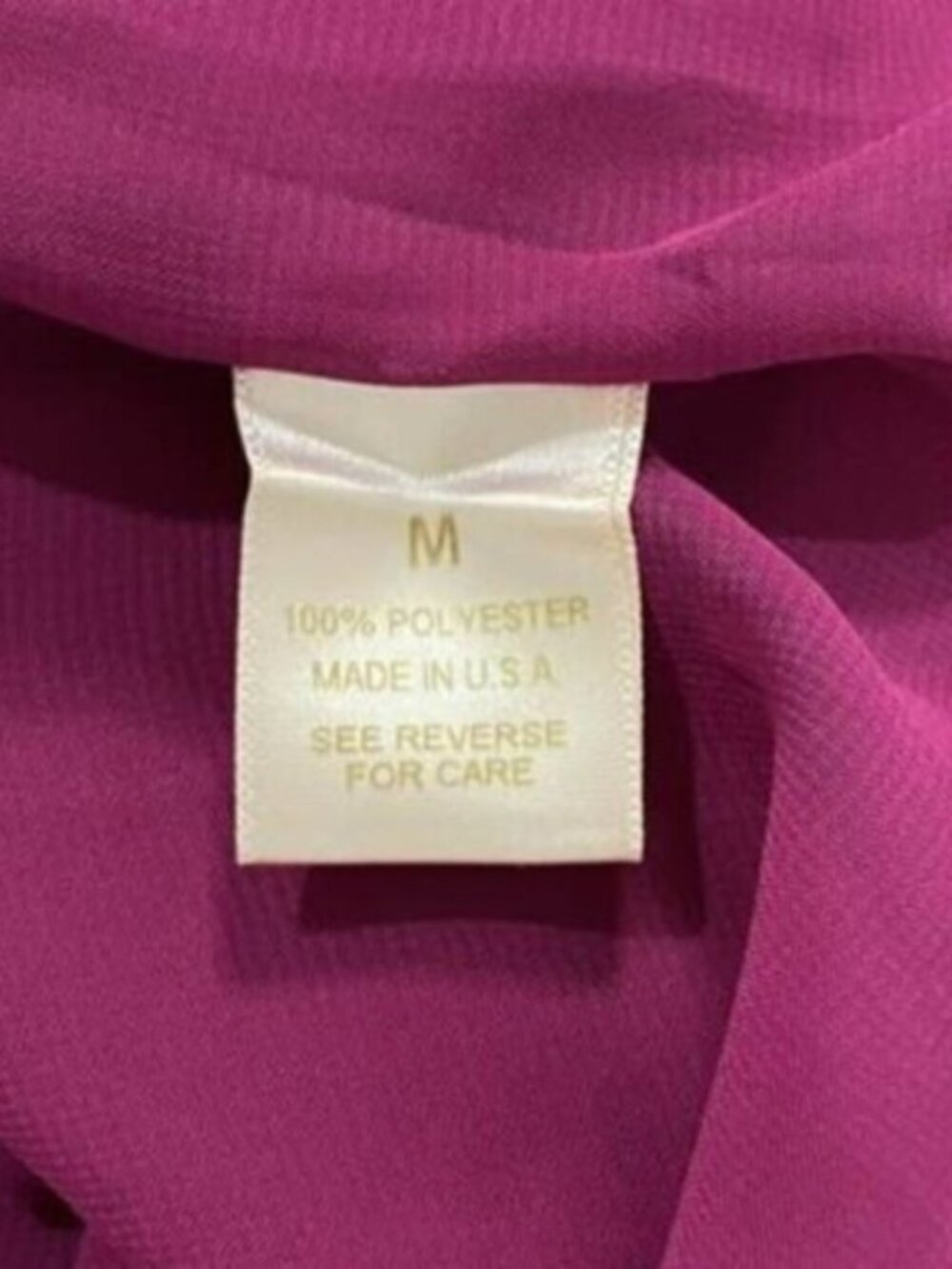 NWT Arden B Magenta Gold Chain Draped Back Cami Top Y2K Glam Medium - Picture 7 of 9